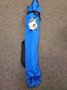 lot 4353 image: Blue Folding Sports Chair with Carry Bag