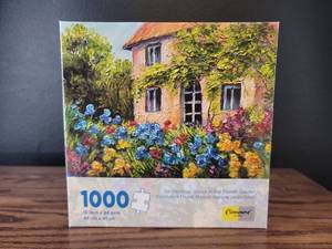 lot 3623 image: House in the Flower Garden 1000 Piece Puzzle