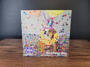 lot 3625 image: Birthday Boy Bulldog 250 Piece Puzzle