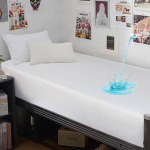 lot 51066 image: GRT 2 Pack Twin XL Mattress Protector Waterproof, Breathable & Noiseless Waterproof Mattress Protector Fitted Deep Pocket from 5 to 19, Smooth XL Twin Bed Mattress Cover Machine Washable - Retail $30
