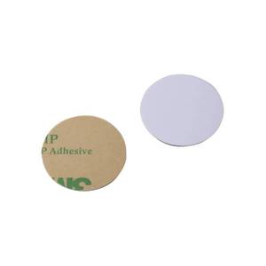 lot 58199 image: ETEKJOY 10 PCS Writable 125kHz RFID Sticker Coin Adhesive Back T5577 Proximity ID Card Token Key Tag Rewritable Dia 25mm (Blank Card No Data) - Retail $9