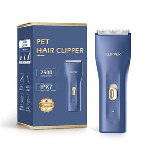 lot 58207 image: Grimgrow Dog Cat Home Hair Waterproof Clipper Portable Electric USB Rechargeable Pet Grooming Tools Low Noise Shaver Cordless Trimmer for Small and Large Pets - Retail $20