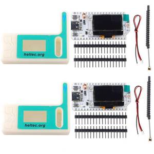 lot 58235 image: 2 Sets Esp32 Lora V3 915mhz WiFiBLE Development Board Kit 0.96inch OLED Display SX1262  Lora V3 case 824-960MHz Antenna for Meshtastic IoT Arduino Intelligent Scenes - Retail $45
