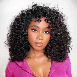 lot 58249 image: GoGo Curl Crochet Hair for Women 12 Inch Curly Crochet Hair Water Wave Curly Crochet Braids for Women 7 Packs Deep Wave Braiding Hair Extensions (12 Inch, 1B) - Retail $20