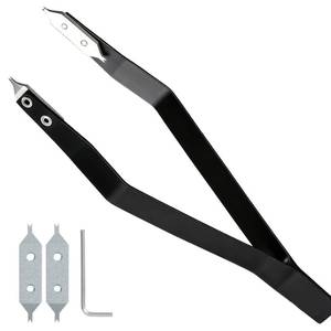lot 58263 image: LDDAL Watch Spring Bar Tweezers, Watch Spring Bar Removal Tool for Watchmaker and Repairer with 2 Spare Fork Tips - Retail $13