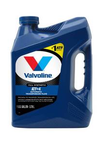lot 61684 image: Valvoline ATF 4 Full Synthetic Automatic Transmission Fluid 1 Gallon - Retail $34
