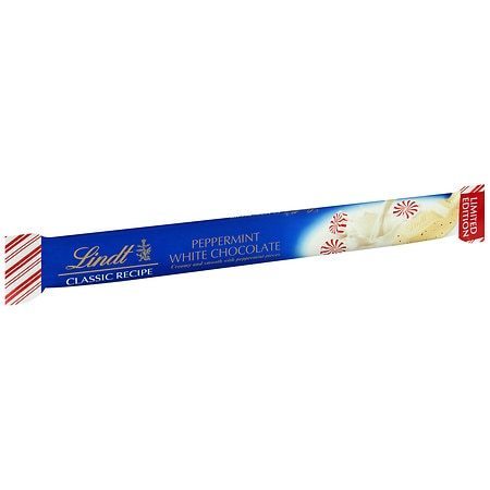 lot 32586 image: Lindt Classic White Chocolate Peppermint Bar 13 Bars