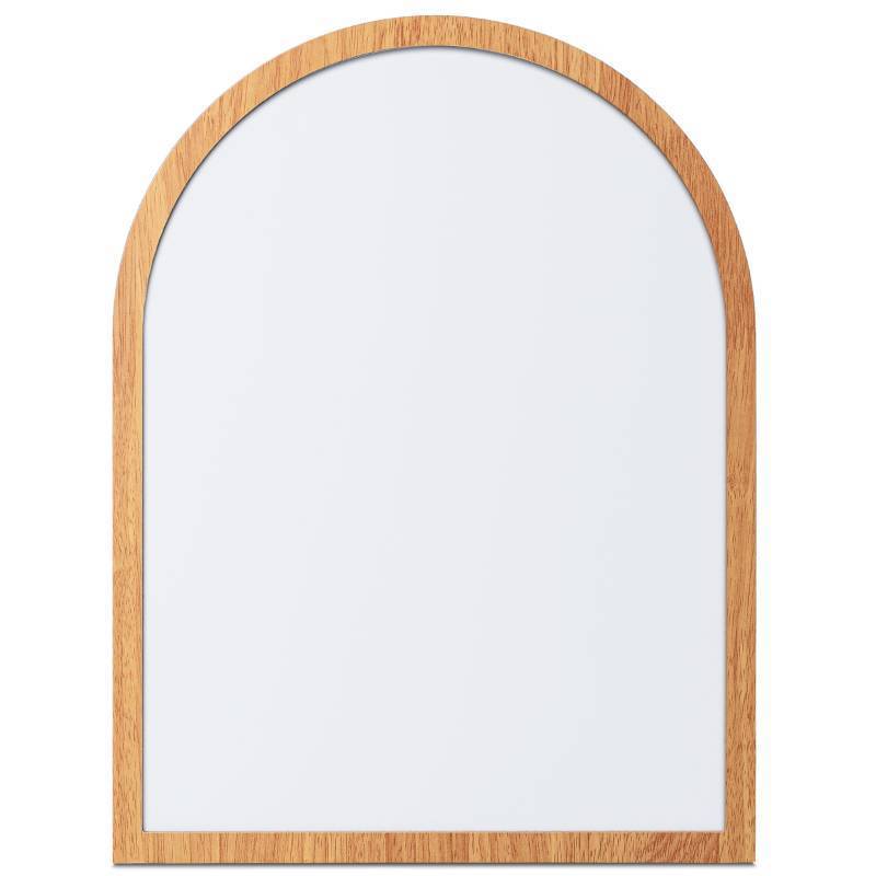 lot 40577 image: Mr. Pen Dry Erase Board, 16 x 12, Wooden Frame, Boho Design, Mini White Board for Kids & Students, Small Dry Erase Board - Retail $16