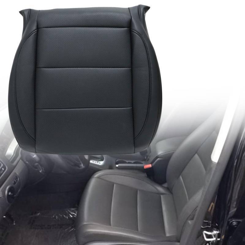 lot 49974 image: GXARTS Driver Side Bottom Perforated Leather Seat Cover Black Compatible with Volkswagen Jetta 2006 2007 2008 2009 2010 - Retail $25