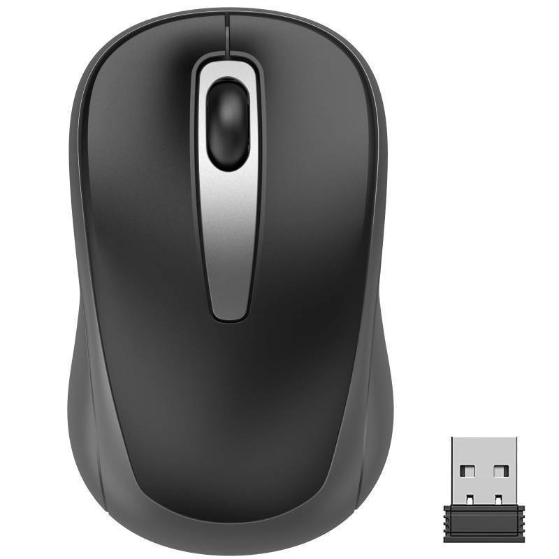 lot 51972 image: ACOZYKITTEN Wireless Mouse for Portable Computer, 2.4G Noiseless Mouse with USB Receiver, Ergonomics Cordless Optical Silent Mice for Windows PC, Tablet, Laptop, Mac- Gray & Black - Retail $13