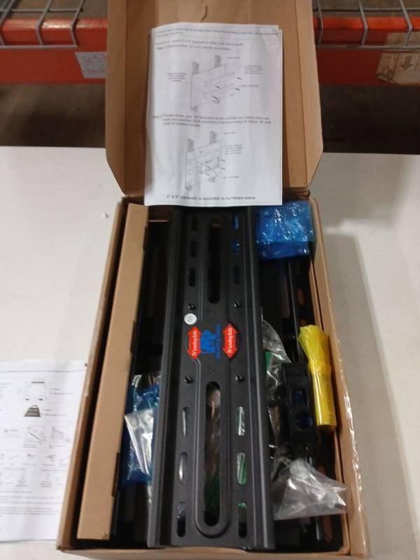lot 63129 image: Full Motion TV Wall Mount Bracket Kit - Retail $25