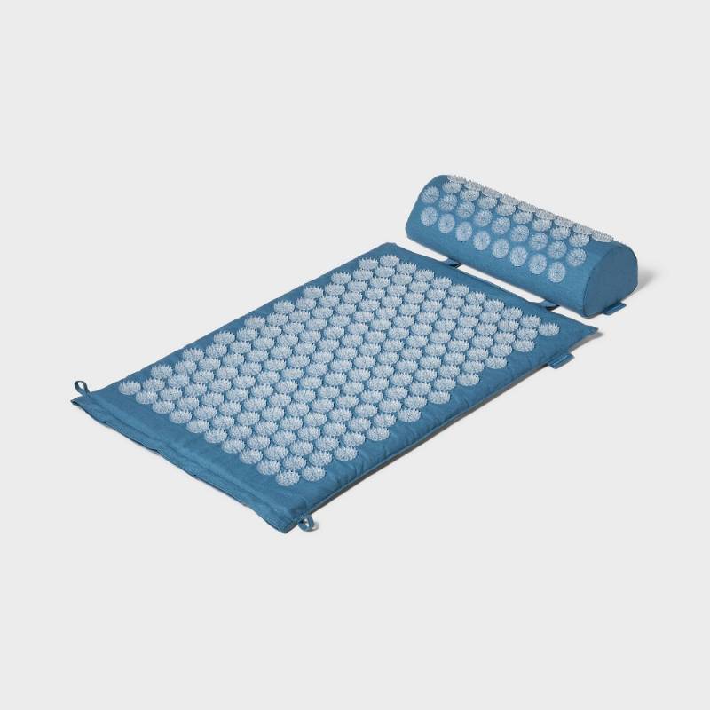 lot 2412 image: Acupressure Mat and Pillow Set - All In Motion Polyurethane Foam, Linen, Cotton&nbsp