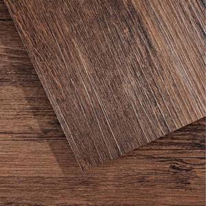 lot 2418 image: VallisCo Peel and Stick Vinyl Flooring 36 Pack 54 Sq.Ft, Waterproof Vinyl Flooring Peel and Stick for Office, Living Room, Bathroom, Kitchen - Unique Design, Easy to Install Floor, Brown - Retail $66