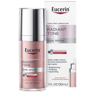 lot 2421 image: Eucerin Face Radiant Tone Dual Serum, Dark Spot Corrector with Thiamidol and Hyaluronic Acid - 1.0 fl oz&nbsp