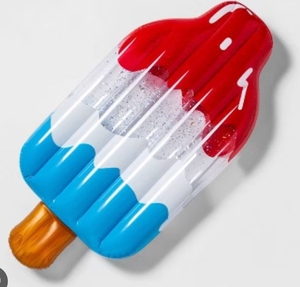 lot 2435 image: Sun Squad Popsicle Pool Float with Glitter&nbsp