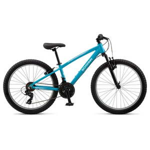 lot 2439 image: Schwinn Ranger Mountain Bike  24 Inch Wheel  21 Speeds  Blue - Retail $378