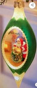 lot 2447 image: 2005 Hallmark Keepsakes Illuminations Santas Christmas Magic Ornament Only