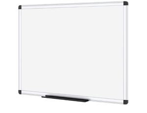 lot 2483 image: ROCOFF Magnetic White Board, 60 x 36 Magnetic Dry Erase Board for Wall, Aluminium Frame Whiteboard, Hanging Mounted Whiteboard for Home, Classroom, Office - Retail $70