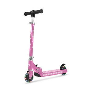 lot 2491 image: Jetson Jupiter Kick Scooter with LED Lights & Height Adjustable Handlebar  Pink - Retail $50