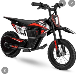 lot 2549 image: Hyper HPR350 Electric Dirt Bike for Kids - Retail $299