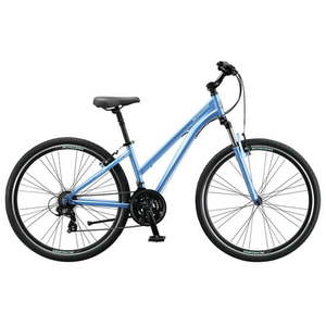 lot 2569 image: Schwinn Trailway Hybrid Bike  700c Wheel  21 Speeds  Periwinkle - Retail $380