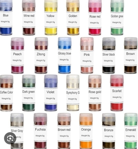 lot 2570 image: Wtrcsv Mica Powder 25 Count Box 10g Bottles&nbsp