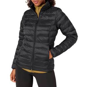 lot 2571 image: Amazon Essentials Womens Lightweight Long-Sleeve Water-Resistant Packable Puffer Jacket , Black, 4X&nbsp