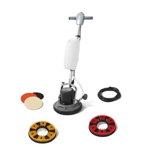 lot 2449 image: Dapper Supply Multi-Purpose Carpet and Hard Floor All-In-One 13-in WetDry Orbital Floor Polisher, Model DP-FM1303, Retail $799