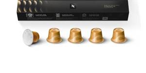 lot 3520 image: Nespresso Capsules Original Line, Caramello, Medium Roast Espresso Coffee, 10 Count Espresso Coffee Pods&nbsp