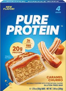 lot 3521 image: Pure Protein Caramel Churro pack of 4