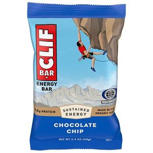lot 3526 image: Pack of 5 Clif Bar Chocolate Chip Energy Bar