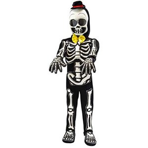 lot 3540 image: Spooktacular Creations Spooktacular Creations Skelebones Costume (Medium(8-10Yr)) Black Costume_Outfit - Retail $45