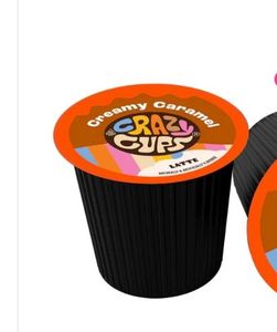 lot 3569 image: Crazy Cups Creamy Caramel Latte 13 Count  - Retail $0