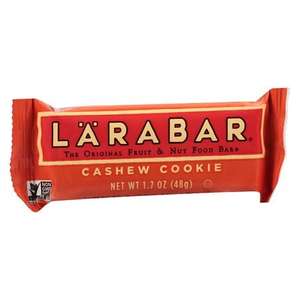 lot 3651 image: Larabar Cashew Cookie Fruit & Nut Bar 6 Count