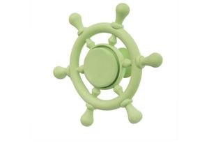 lot 3725 image: OLAYA Pack of 8 Retro Nautical Ship Rudder Wheel Cabinet Knobs Drawer Cupboard Dresser Furniture Door Single Hole Pull Handles Green