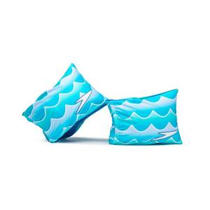 lot 3760 image: Speedo Kids Fabric Arm Band - Teal Swim Training Floats for Ages 2-12 - Retail $17