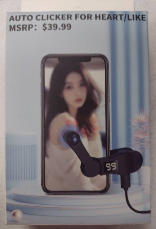 lot 204 image: Phone Mount Live Streaming Stand with LED Display