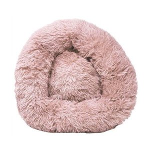 lot 122 image: Pet Life PB111PKLG Nestler High-Grade Plush & Soft Rounded Dog Bed  Pink - Large