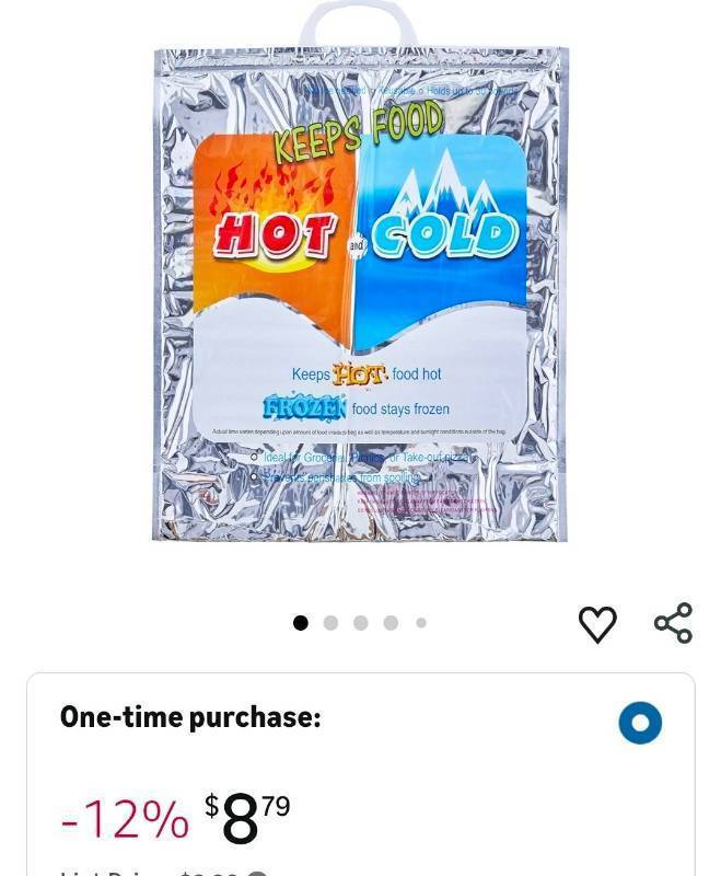 lot 41248 image: Hot Cold Keeps Food Aisle Sign 2 pack