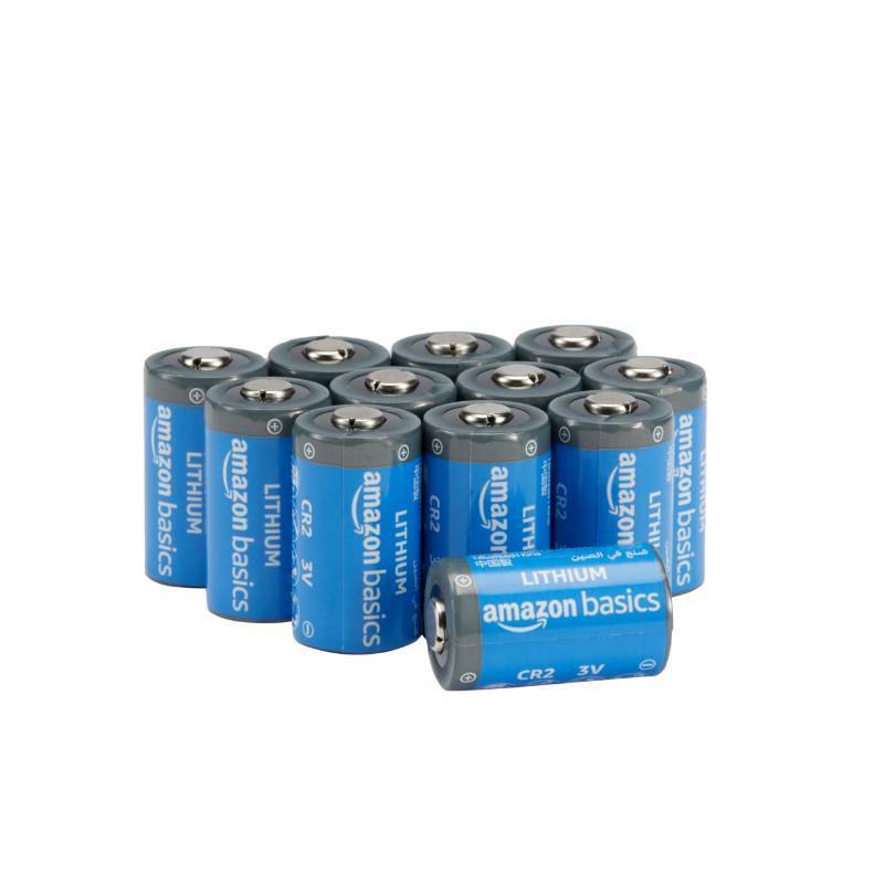 lot 45533 image: Amazon Basics 12-Count Non-Rechargeable CR2 Lithium Batteries, 3 Volt, Long Lasting Power, Low Self-Discharge Rate, for Cameras - Retail $22