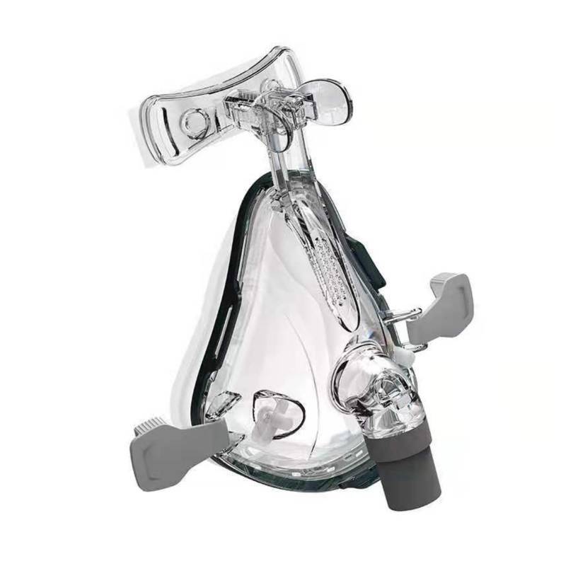 lot 50590 image: Universal Replacement Full Face Cushion Full Set Include Headgear, Elbows, Frame, Full Face Supplies to Improve Wearing Comfort - Large (L) - Retail $59