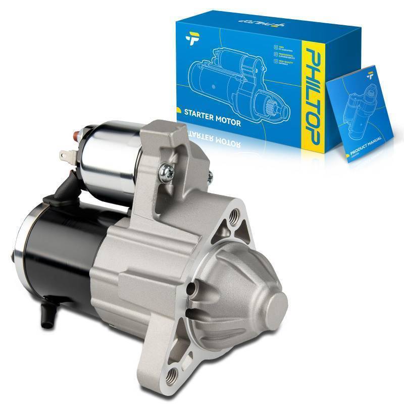 lot 50798 image: PHILTOP New Starter Replacement for 1991-1995 1997-1998 Wrangler 2.5L, 1991-1998 Cherokee 2.5L, 1993-1998 Grand Cherokee 4.0L, 1997-1998 Dakota 2.5L, 1991-1992 Comanche 2.5L - Retail $36