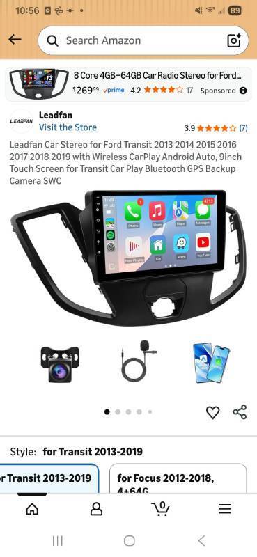 lot 62500 image: Back up camera  - Retail $134