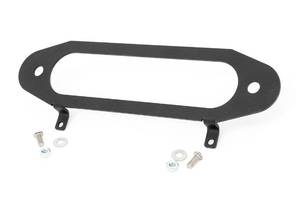 lot 45918 image: Rough Country Winch Fairlead License Plate Mount Hawse Fairlead - RS138,Black - Retail $20