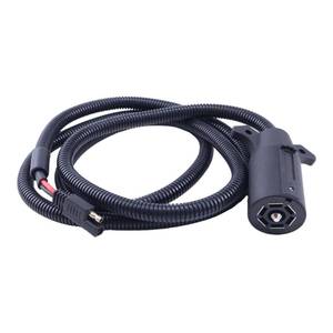 lot 45921 image: JEENDA 6 Long Cable, 2-Way to 7-Way Plug Power Swap Auxiliary Cord Compatible with Lippert Power Stance Tongue Jack 813749 - Retail $17