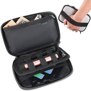 lot 58283 image: OZCHIN Smell Proof Bag Pocket Bag Activated Carbon Fiber 8 x 5 Portable Carry Pouch for Travel (Grey) - Retail $10