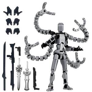 lot 58286 image: T13 Already Assembled Action Figure Accessories,T13 Multi-Jointed Movable,for Collectors Desktop Decorations t-13 Movability 3D Printed Toys - Retail $15