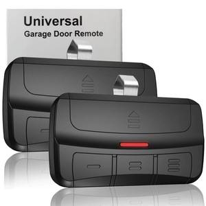 lot 58287 image: Universal Garage Door Opener Remote Compatible with LiftMaster Chamberlain Genie Craftsman Linear Wayne Dalton Overhead Garage Door Opener has Learn Button or Dip Switch (2 Pack) - Retail $25