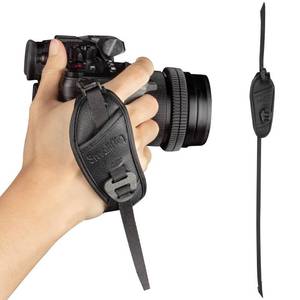 lot 58352 image: SMALLRIG Camera Cage Wrist Strap, Hand Strap with Quick Adjustable and Detachable Design Secure Grip for Camera Cage Camera Handle and L Bracket - 3848 - Retail $16