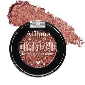 lot 58357 image: Afflano Red Brown Glitter Eyeshadow Palette Sparkle, Single Intense Color Champagne Rose Red Eyeshadow One-Swipe Coverage, Long Lasting Metallic Eye Shadow Pallet for Girl Women Neutral Eye Look, 15H - Retail $8